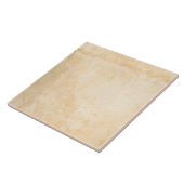 Rustieke beige bruine terracotta tegeltje (Zijkant)