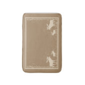 Rustieke beige eland wervelende geheugen schuim ba badmat (Voorkant Verticaal)