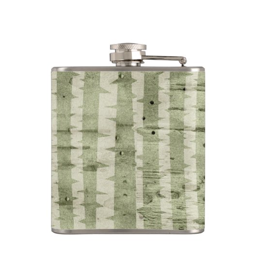 Rustieke Beren Woodland Bridal Party Bruiloft Heupfles (Achterkant)