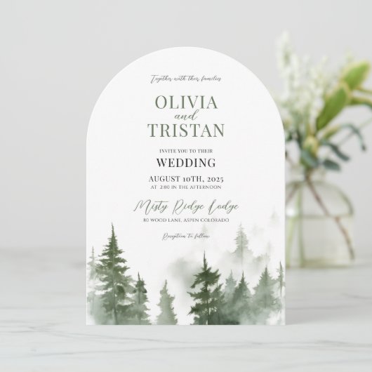 Rustieke berg kaart (Staand voorkant)