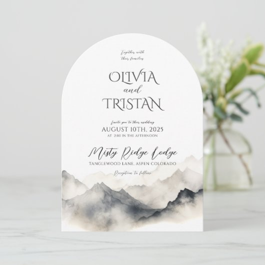 Rustieke berg kaart (Staand voorkant)