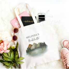 Rustieke Berg & Lake Bachelorette Weekend Tote Bag