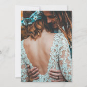 Rustieke Berg & Lake Evergreen Save The Date Kaart (Achterkant)