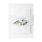 Rustieke Berg Waterverf Bruiloft Monogram Uitnodigingen Wikkel (Voorkant Voorbeeld)