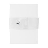 Rustieke Berg Waterverf Bruiloft Monogram Uitnodigingen Wikkel (Achterkant Voorbeeld)