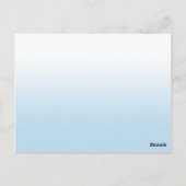 Rustieke berg Waterverf tafelnummer (Achterkant)