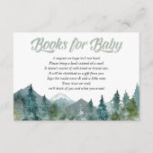 Rustieke bergen bos boek in plaats van kaart (Voorkant)