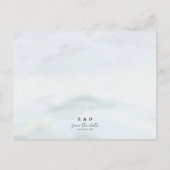 Rustieke bergen bruiloft budget Save the Date Kaar Briefkaart (Achterkant)