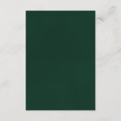 Rustieke bergen & dennen bruiloft details QR-code Informatiekaartje (Achterkant)