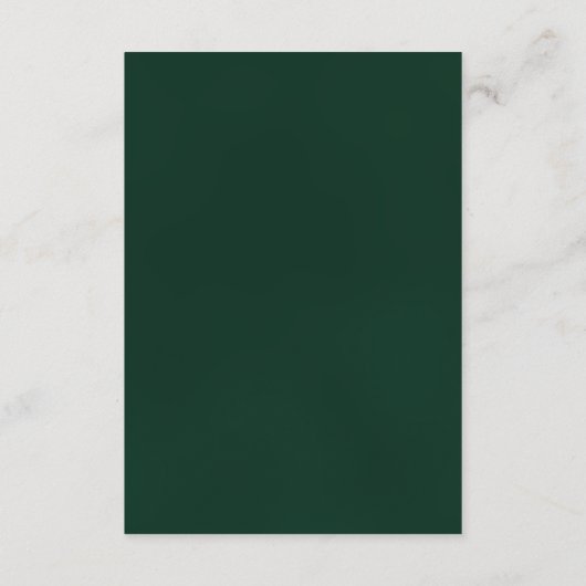 Rustieke bergen & dennen bruiloft details QR-code Informatiekaartje (Achterkant)