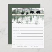 Rustieke bergen | Wensen voor Baby (Voorkant / Achterkant)