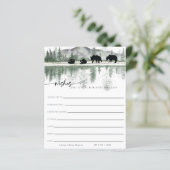 Rustieke bergen | Wensen voor Baby (Staand voorkant)