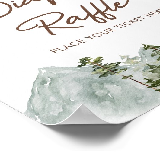 Rustieke Bergluier Raffle Poster (Hoek)