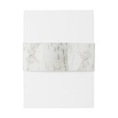 Rustieke berk bark hart bruiloft uitnodigingen wikkel (Achterkant Voorbeeld)