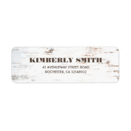 Rustieke berk bast textuur herfst bruiloft etiket