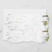 Rustieke berk zal je mijn bruidsmeisje zijn kaart (Achterkant)