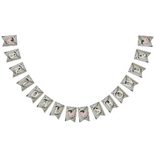 Rustieke Berken Hout Vrijgezellenfeest Decor Banne Vlaggetjes