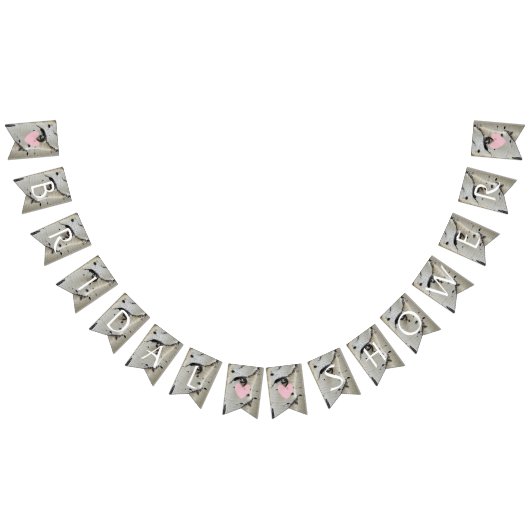 Rustieke Berken Hout Vrijgezellenfeest Decor Banne Vlaggetjes (Alle)