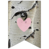 Rustieke Berken Hout Vrijgezellenfeest Decor Banne Vlaggetjes (Eerste vlag)