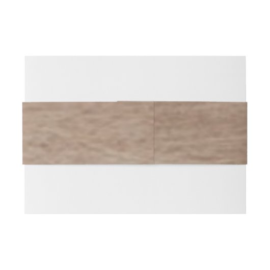 Rustieke berkenbomen en herten bruiloft buik band uitnodigingen wikkel (Achterkant Voorbeeld)