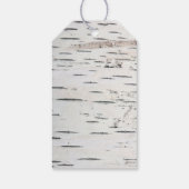Rustieke berkenboom Bark bruiloft dank u Labels Cadeaulabel (Achterkant)