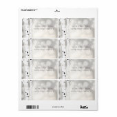 Rustieke Berkenboom Winter Sneeuw Feestpakket Labe Etiket (Full Sheet)