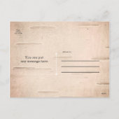  rustieke berkenvakantie Vrolijk kerstfeest Feestdagenkaart (Achterkant)