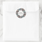 Rustieke bessen en dennen | Vakantie Stickers (Tas)