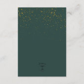 Rustieke bessen winter bloemenontvangst informatiekaartje (Achterkant)