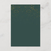 Rustieke bessen winter bloemenontvangst informatiekaartje (Achterkant)