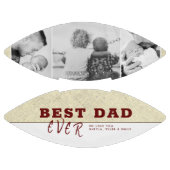 Rustieke Best Dad Typografie Father`s Day 3 Foto American Football (Panelen)