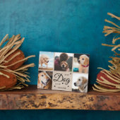 Rustieke Beste Hond Ooit Herdenking Moderne Fotoco Fotoplaat (Zijkant)