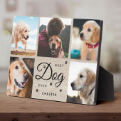 Rustieke Beste Hond Ooit Herdenking Moderne Fotoco Fotoplaat