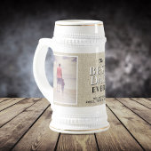 Rustieke Beste Pap Ooit Foto Vaderdag Bierpul