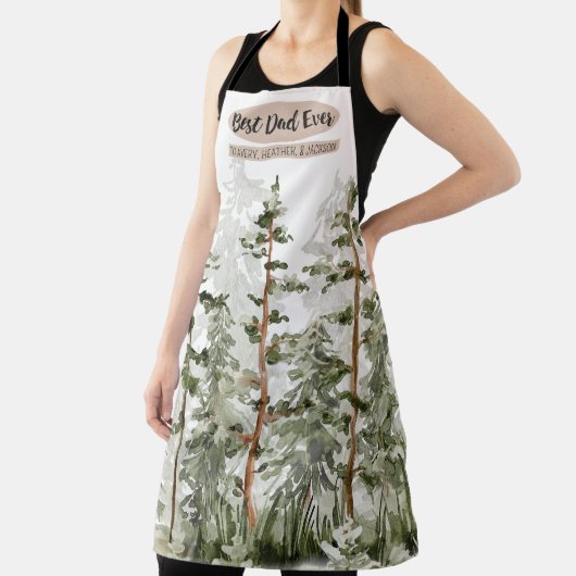 Rustieke beste papa ooit Vaderdag Schort (Insitu)