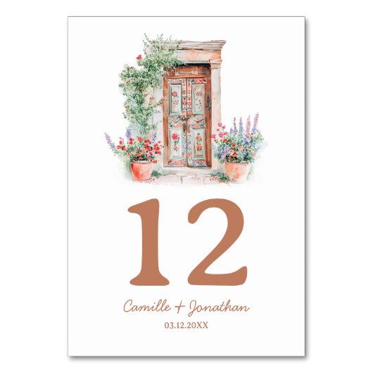 Rustieke bestemming bruiloft kaart (Achterkant)