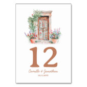 Rustieke bestemming bruiloft kaart (Voorkant)