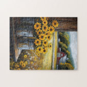 Rustieke Black-Eyed Susan in Canisters Legpuzzel (Horizontaal)