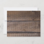 Rustieke Black Lined Professionele Bedrijf Notitiekaartje (Achterkant)