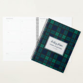 Rustieke Blackwatch Script Trouwtartan Planner (Display)