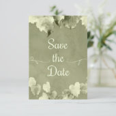 Rustieke Bladeren Save The Date (Staand voorkant)