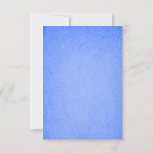 Rustieke Blauwe Bloemen Tafel Plaats Kaarten (Achterkant)