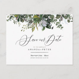 Rustieke Blauwe Gom Eucalyptus, Groen Bewaar de Da Briefkaart