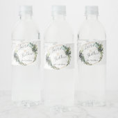 Rustieke Blauwe Gom Eucalyptus Zoete Honingraat Li Waterfles Etiket (Flessen)