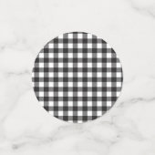 Rustieke Blauwe Pompoen Waterverf Tafel Confetti (Kleine voorkant)