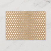 Rustieke Blauwe Raindrops Luier Raffle Baby shower Informatiekaartje (Achterkant)