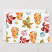 Rustieke  Blauwe Truck Vriendschap Potluck Kaart (Achterkant)