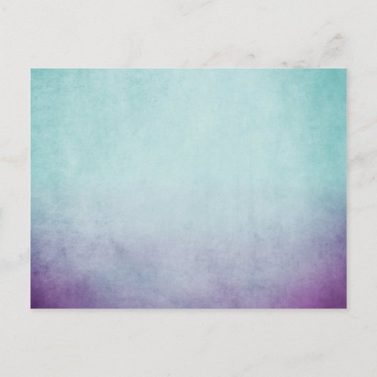 Rustieke Blauwgroen en Paarse Boheemse Save The Da Aankondigingskaart (Achterkant)