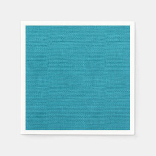 Rustieke Blauwgroen Turquoise Burlap Textuur Servetten