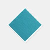 Rustieke Blauwgroen Turquoise Burlap Textuur Servetten (Hoek)